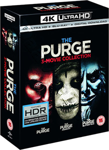 The Purge Collection 4K | The Purge / The Purge: Anarchy / The Purge: Election Year  |   Blu-Ray
